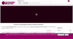 Desktop Screenshot of lapeluqueriaenlaweb.com